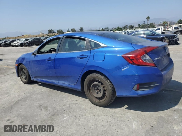 2017 Honda Civic LX with VIN 19XFC2F57HE222022, listed as a Copart auction lot 59983835 with 129,119 mi miles and Salvage title. Bid and sale history available at DreamBid. Image 2.
