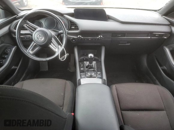 2020 Mazda 3 with VIN JM1BPBLM3L1158572, listed as a Copart auction lot 73055854 with Not provided miles and Salvage title. Bid and sale history available at DreamBid. Image 8.