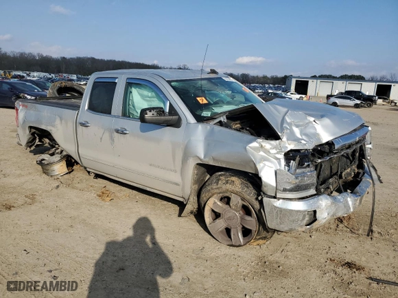 2017 Chevrolet Silverado 1500 LTZ with VIN 1GCVKSEC2HZ216115, listed as a Copart auction lot 44434665 with 0 mi miles and Non Repairable. Bid and sale history available at carsss.com. Image 4.