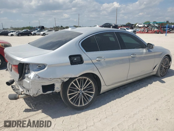 2020 BMW 5 Series 530i with VIN WBAJR3C08LCD58859, listed as a Copart auction lot 49281105 with 64,408 mi miles and Clean Title. Bid and sale history available at DreamBid. Image 3.