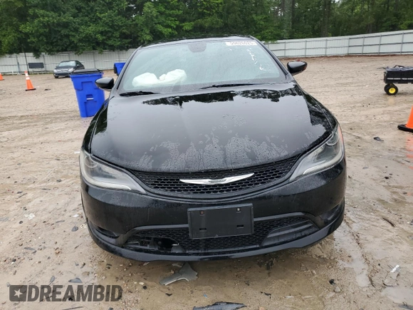 2015 Chrysler 200 S with VIN 1C3CCCBB7FN638895, listed as a Copart auction lot 59626025 with 102,837 mi miles and Salvage title. Bid and sale history available at DreamBid. Image 5.
