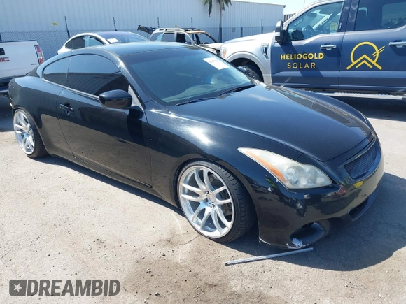 2008 Infiniti G37 Coupe Journey with VIN JNKCV64E38M104430, listed as a IAAI auction lot 42140403 with 134,834 mi miles. Bid and sale history available at carsss.com. Image 1.