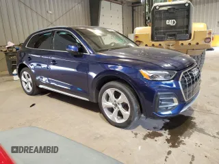 2021 Audi Q5 Premium Plus with VIN WA1BAAFY7M2030867, listed as a Copart auction lot 63416674 with 32,843 mi miles and Salvage Title. Bid and sale history available at carsss.com. Image 4.