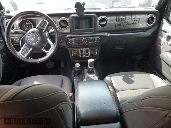 2020 Jeep Wrangler Unlimited Sahara with VIN 1C4HJXEN0LW213643, listed as a Copart auction lot 53343675 with 95,373 mi miles and Salvage title. Bid and sale history available at DreamBid. Image 8.
