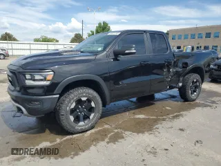 2019 Ram 1500 Sport with VIN 1C6SRFET2KN831176, listed as a Copart auction lot 58601145 with 38,527 mi miles and Salvage title. Bid and sale history available at DreamBid. Image 1.
