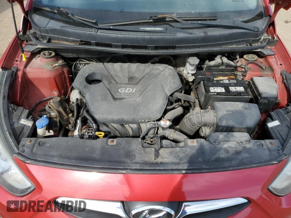 2012 Hyundai Accent GLS z VIN KMHCT4AE3CU236513, wystawiony jako Copart lot #57964825 z przebiegiem 281 713 mil mil oraz Szkoda całkowita • Salvage title. Historia ofert i sprzedaży dostępna na DreamBid. Obrazek 11.