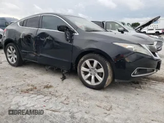 2010 Acura ZDX Tech Pkg with VIN 2HNYB1H42AH502476, listed as a Copart auction lot 59236973 with Not Provided miles and Salvage Title. Bid and sale history available at carsss.com. Image 4.