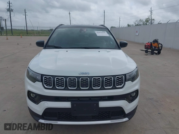 2024 Jeep Compass Limited with VIN 3C4NJDCN5RT145262, listed as a IAAI auction lot 41954147 with 10,933 mi miles and . Bid and sale history available at carsss.com. Image 6.