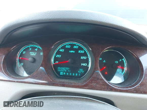 2011 Buick Lucerne CXL with VIN 1G4HC5EM1BU135451, listed as a IAAI auction lot 41991089 with 160,075 mi miles and . Bid and sale history available at carsss.com. Image 7.