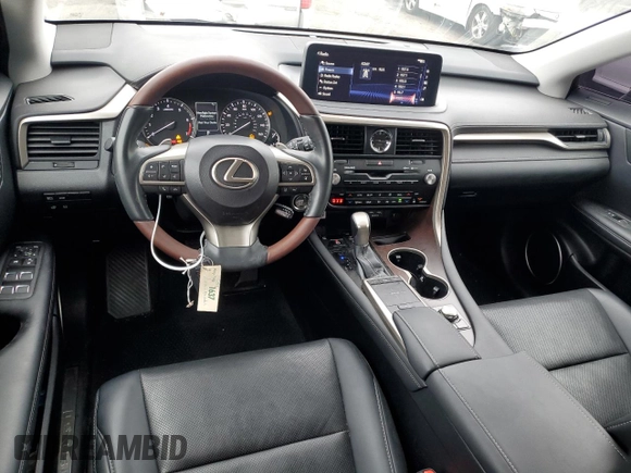 2021 Lexus RX with VIN 2T2HZMAA5MC211306, listed as a Copart auction lot 52620255 with 35,265 mi miles and Salvage Title. Bid and sale history available at carsss.com. Image 8.