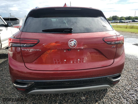 2021 Buick Envision Essence with VIN LRBFZNR45MD177692, listed as a Copart auction lot 73845624 with 0 mi miles and Non Repairable. Bid and sale history available at carsss.com. Image 6.