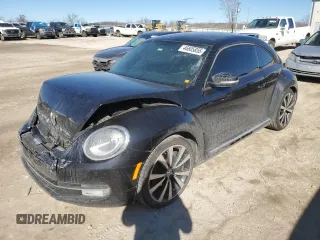 2012 Volkswagen Beetle Turbo with VIN 3VWVA7AT0CM630605, listed as a Copart auction lot 46805855 with 152,366 mi miles and Salvage Title. Bid and sale history available at DreamBid. Image 1.