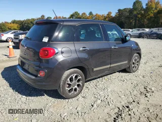2014 FIAT 500L Lounge with VIN ZFBCFACH6EZ005129, listed as a Copart auction lot 75875394 with 88,813 mi miles and Salvage Title. Bid and sale history available at carsss.com. Image 3.