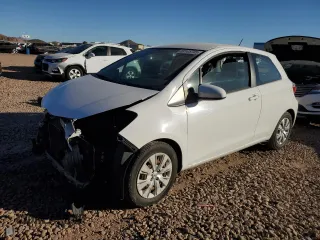2014 Toyota Yaris L with VIN VNKJTUD33EA006603, listed as a Copart auction lot 88145705 with 123,299 mi miles and Salvage Title. Bid and sale history available at carsss.com. Image 1.