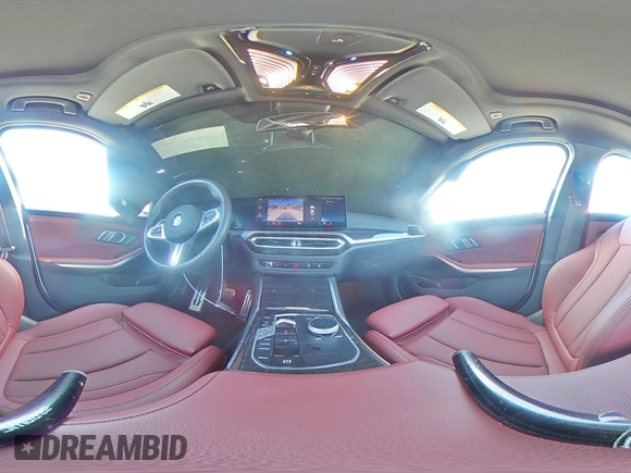 2023 BMW 3 Series 330i with VIN 3MW69FF0XP8D71173, listed as a Copart auction lot 52197215 with 2,290 mi miles and Non repairable. Bid and sale history available at DreamBid. Image 15.