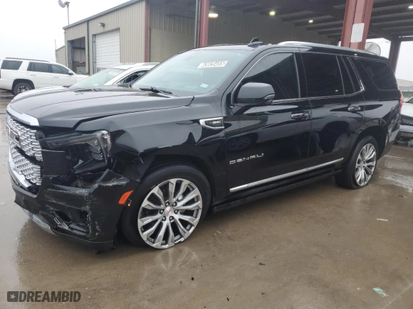 2022 GMC Yukon Denali with VIN 1GKS1DKL6NR235899, listed as a Copart auction lot 43025455 with 78,212 mi miles and Clean Title. Bid and sale history available at carsss.com. Image 1.