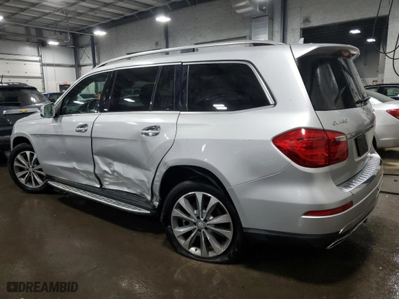 2016 Mercedes-Benz GL with VIN 4JGDF6EE8GA625852, listed as a Copart auction lot 81542183 with 103,982 mi miles. Bid and sale history available at carsss.com. Image 2.