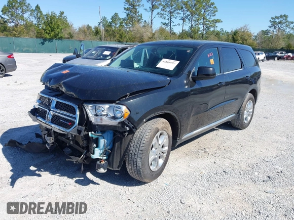 2013 Dodge Durango SXT with VIN 1C4RDJAG2DC617983, listed as a IAAI auction lot 41805992 with 210,560 mi miles and . Bid and sale history available at carsss.com. Image 17.
