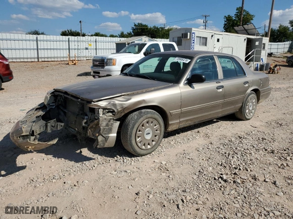 2005 Ford Crown Victoria Standard with VIN 2FAFP73W05X139767, listed as a Copart auction lot 70995474 with 107,161 mi miles and Salvage Title. Bid and sale history available at carsss.com. Image 1.