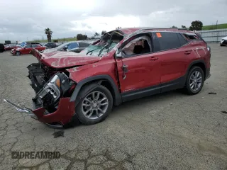 2022 GMC Terrain SLT with VIN 3GKALPEV1NL167801, listed as a Copart auction lot 48782995 with 17,944 mi miles and Salvage Title. Bid and sale history available at carsss.com. Image 1.