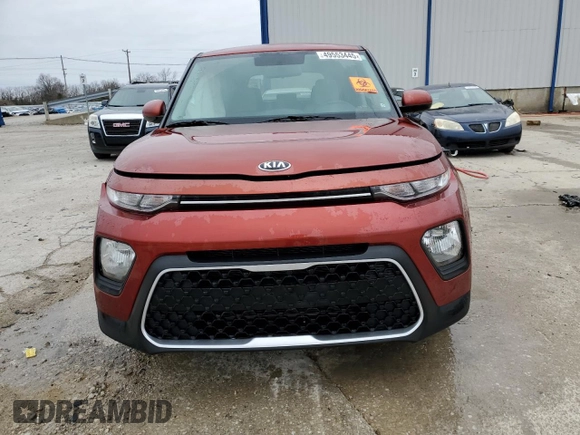 2021 Kia Soul S with VIN KNDJ23AU4M7755280, listed as a Copart auction lot 49553445 with Not Provided miles and Salvage Title. Bid and sale history available at DreamBid. Image 5.