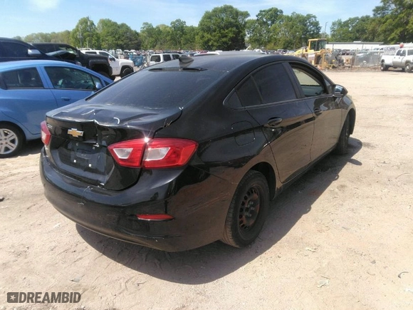 2018 Chevrolet Cruze LS with VIN 1G1BC5SM4J7216769, listed as a IAAI auction lot 42070418 with 247,167 mi miles. Bid and sale history available at carsss.com. Image 4.