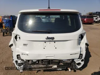 2022 Jeep Renegade Sport with VIN ZACNJDA16NPN51551, listed as a Copart auction lot 75525974 with 15,898 mi miles and Salvage title. Bid and sale history available at DreamBid. Image 6.