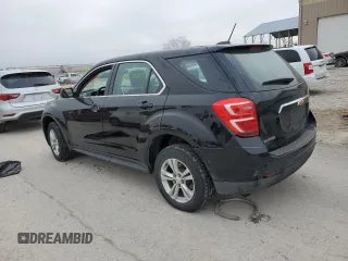 2017 Chevrolet Equinox LS with VIN 2GNALBEK7H1610566, listed as a Copart auction lot 86134174 with 0 mi miles and Non Repairable. Bid and sale history available at carsss.com. Image 2.