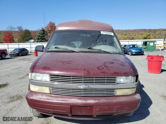 2002 Chevrolet Astro Cargo Van YF7 Upfitter with VIN 1GBDM19X32B127879, listed as a Copart auction lot 77438464 with 200,955 mi miles and Salvage Title. Bid and sale history available at carsss.com. Image 5.