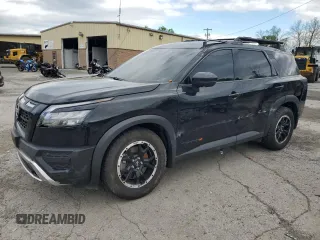 2024 Nissan Pathfinder Rock Creek with VIN 5N1DR3BD2RC212804, listed as a Copart auction lot 55117675 with 16,944 mi miles and Non repairable. Bid and sale history available at DreamBid. Image 1.