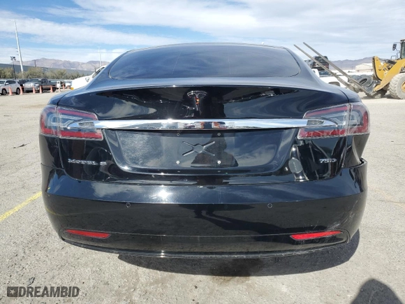 2018 Tesla Model S 75D with VIN 5YJSA1E21JF248704, listed as a Copart auction lot 45396385 with 103,248 mi miles and Salvage Title. Bid and sale history available at carsss.com. Image 6.
