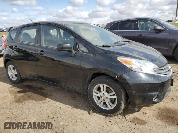 2014 Nissan Note S with VIN 3N1CE2CP2EL350276, listed as a Copart auction lot 53688695 with 77,804 mi miles and Clean Title. Bid and sale history available at DreamBid. Image 4.