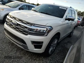 2024 Ford Expedition Platinum z VIN 1FMJU1L82REA60907, wystawiony jako Copart lot #74033544 z przebiegiem 2 700 mil mil oraz Szkoda całkowita • Salvage title. Historia ofert i sprzedaży dostępna na DreamBid. Obrazek 1.