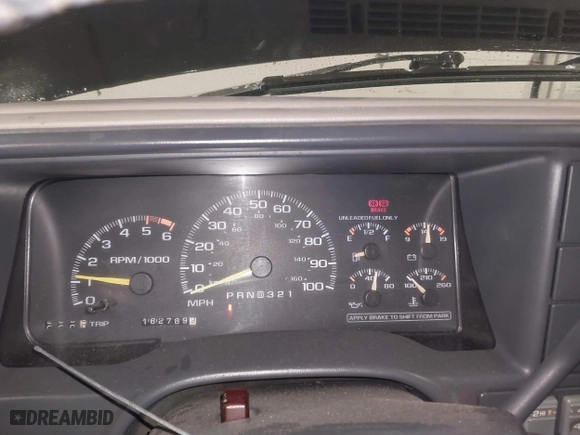 1996 Chevrolet Tahoe with VIN 1GNEK13R8TJ313125, listed as a IAAI auction lot 41361170 with 162,789 mi miles. Bid and sale history available at carsss.com. Image 7.