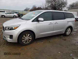 2016 Kia Sedona L with VIN KNDMA5C10G6150066, listed as a Copart auction lot 43345925 with 135,660 mi miles and Salvage Title. Bid and sale history available at carsss.com. Image 1.