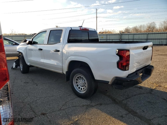 2023 Chevrolet Colorado 2WD Work Truck with VIN 1GCGSBECXP1207099, listed as a Copart auction lot 42418105 with 0 mi miles and Clean Title. Bid and sale history available at carsss.com. Image 2.