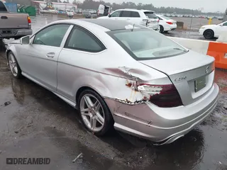 2013 Mercedes-Benz C-Class C 250 with VIN WDDGJ4HB3DF971933, listed as a IAAI auction lot 41628220 with 124,583 mi miles. Bid and sale history available at carsss.com. Image 3.