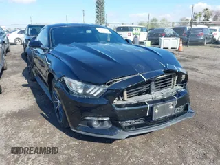 2017 Ford Mustang EcoBoost with VIN 1FA6P8TH6H5214128, listed as a IAAI auction lot 41719796 with 124,767 mi miles. Bid and sale history available at carsss.com. Image 1.