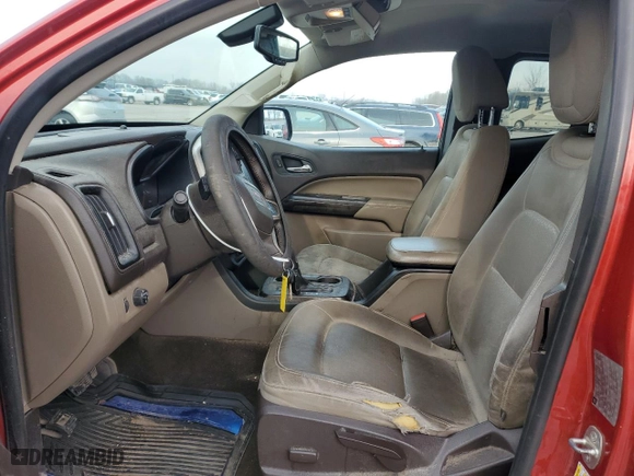 2015 GMC Canyon 2WD with VIN 1GTH5BE34F1184901, listed as a Copart auction lot 84848814 with 87,882 mi miles and Salvage Title. Bid and sale history available at carsss.com. Image 7.