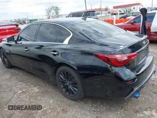 2018 Infiniti Q50 3.0t LUXE with VIN JN1EV7AP1JM355638, listed as a IAAI auction lot 41954052 with 66,663 mi miles. Bid and sale history available at carsss.com. Image 15.