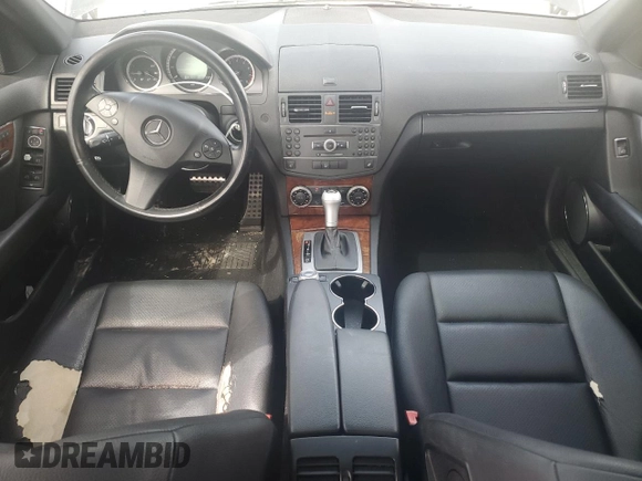 2011 Mercedes-Benz C 350 Sport with VIN WDDGF5GB9BR154003, listed as a Copart auction lot 48178435 with 141,584 mi miles and Salvage title. Bid and sale history available at DreamBid. Image 8.