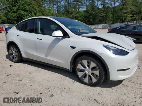 2020 Tesla Model Y Long Range z VIN 5YJYGDEEXLF043910, wystawiony jako Copart lot #54007745 z przebiegiem 102 974 mil mil oraz Szkoda całkowita • Salvage title. Historia ofert i sprzedaży dostępna na DreamBid. Obrazek 4.