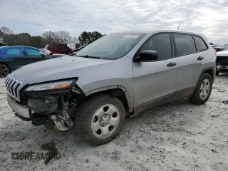 2016 Jeep Cherokee Altitude with VIN 1C4PJLAB6GW370275, listed as a Copart auction lot 44745235 with 148,354 mi miles and Salvage Title. Bid and sale history available at carsss.com. Image 1.