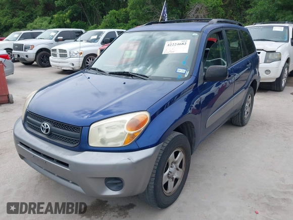 2005 Toyota RAV4 with VIN JTEGD20V150088490, listed as a IAAI auction lot 42224682 with 244,989 mi miles and . Bid and sale history available at DreamBid. Image 2.