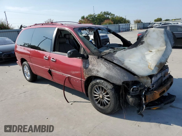 1999 Chrysler Town & Country LXi with VIN 1C4GP64L0XB536320, listed as a Copart auction lot 74194134 with Not Provided miles and Salvage Title. Bid and sale history available at carsss.com. Image 4.
