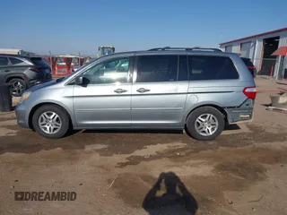 2007 Honda Odyssey EX-L with VIN 5FNRL38787B017464, listed as a IAAI auction lot 42031537 with 254,908 mi miles. Bid and sale history available at carsss.com. Image 15.