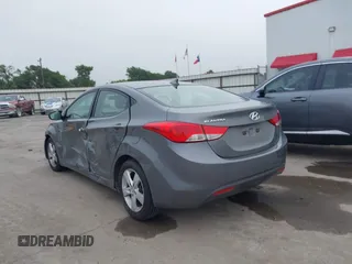2013 Hyundai Elantra GLS with VIN 5NPDH4AE5DH239502, listed as a IAAI auction lot 42130967 with 100,105 mi miles and . Bid and sale history available at DreamBid. Image 3.