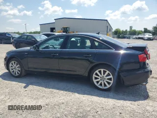2013 Audi A6 Premium Plus with VIN WAUGGAFC4DN096402, listed as a Copart auction lot 63414095 with 141,483 mi miles and Salvage title. Bid and sale history available at DreamBid. Image 2.