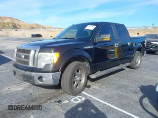 2009 Ford F-150 XL with VIN 1FTPW12V39FA57296, listed as a IAAI auction lot 41367291 with 1 mi miles. Bid and sale history available at carsss.com. Image 2.