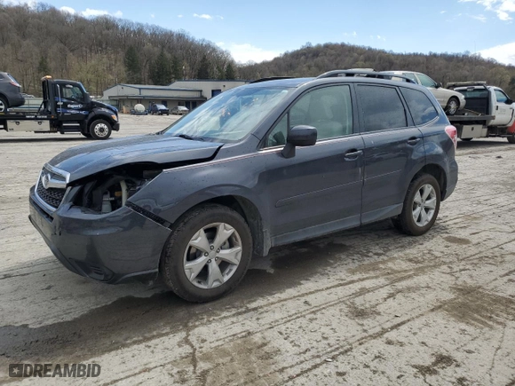 2015 Subaru Forester 2.5i Premium with VIN JF2SJADC8FH472474, listed as a Copart auction lot 53066515 with 107,619 mi miles and Salvage Title. Bid and sale history available at carsss.com. Image 1.